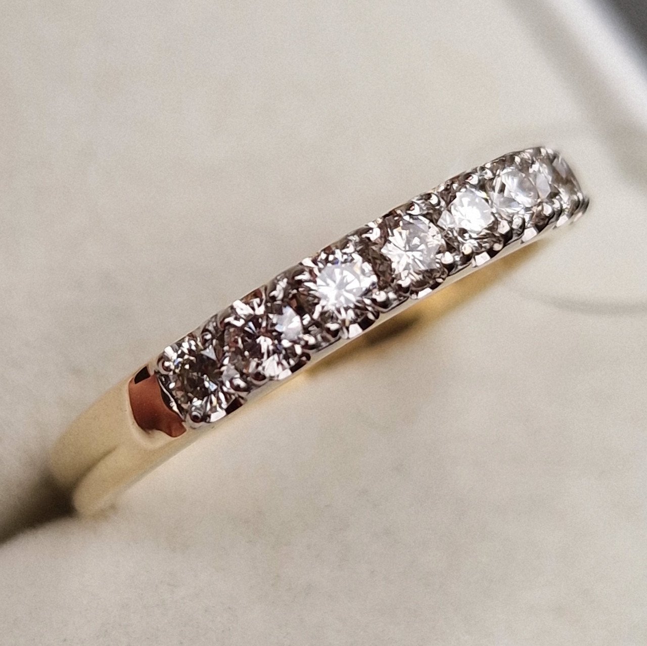 Кольцо Deimantas 98585633 17,5р 3,33гр 0,52ct. купить,NaN