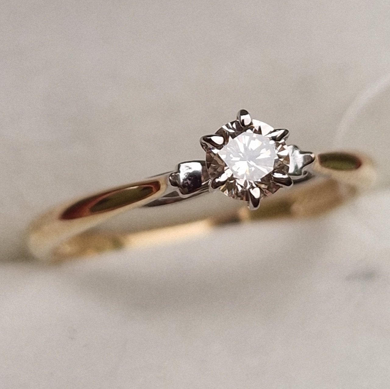Кольцо Deimantas 98583820 17р 1,17гр 0,26ct. купить,NaN