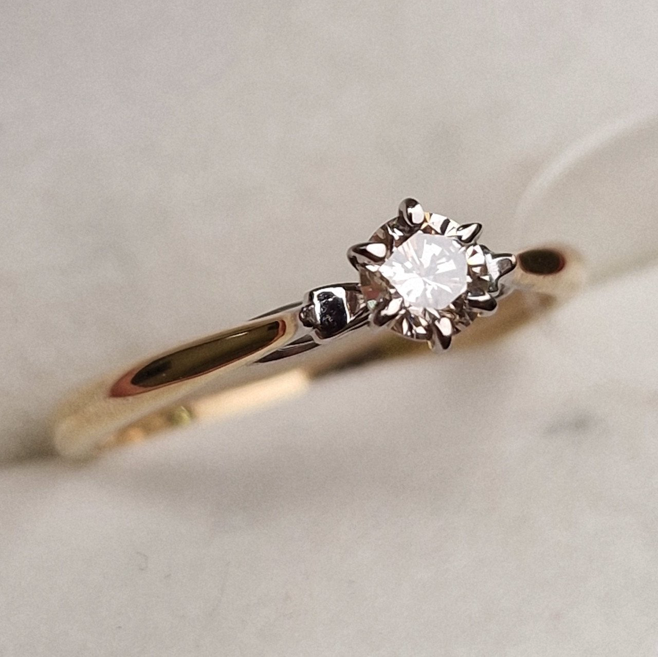 Кольцо Deimantas 98583820 17р 1,17гр 0,26ct. купить,NaN