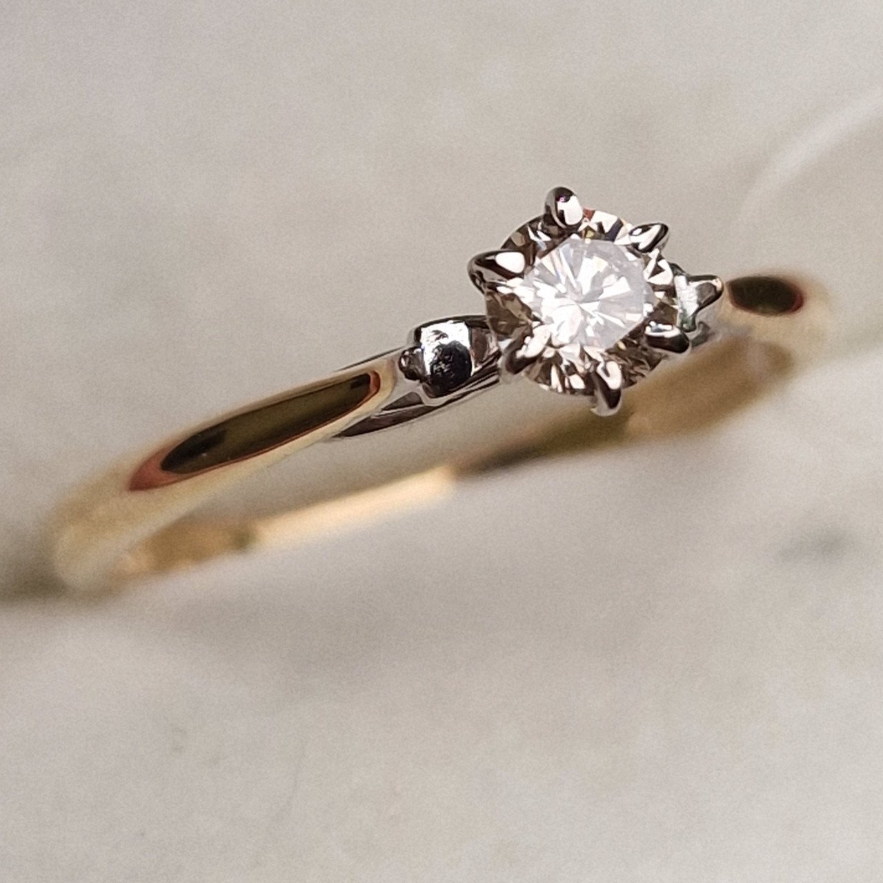 Кольцо Deimantas 98583820 17р 1,17гр 0,26ct. купить,NaN