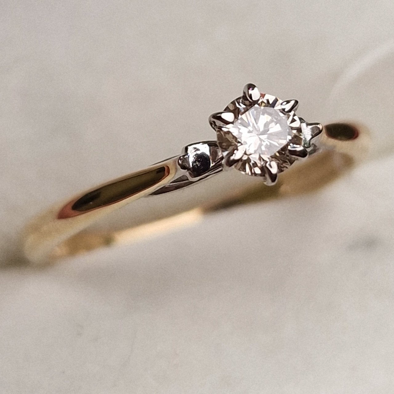 Кольцо Deimantas 98583820 17р 1,17гр 0,26ct. купить,NaN