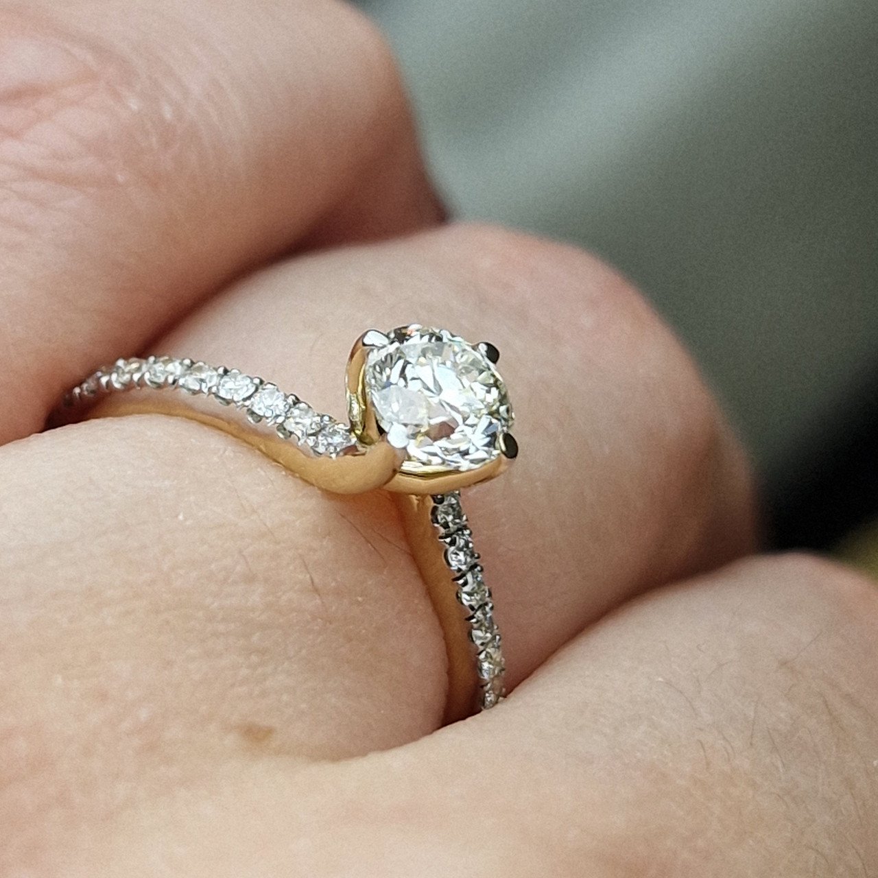 Кольцо Deimantas 95888734 16,5р 1,93гр 1,04ct. купить,NaN