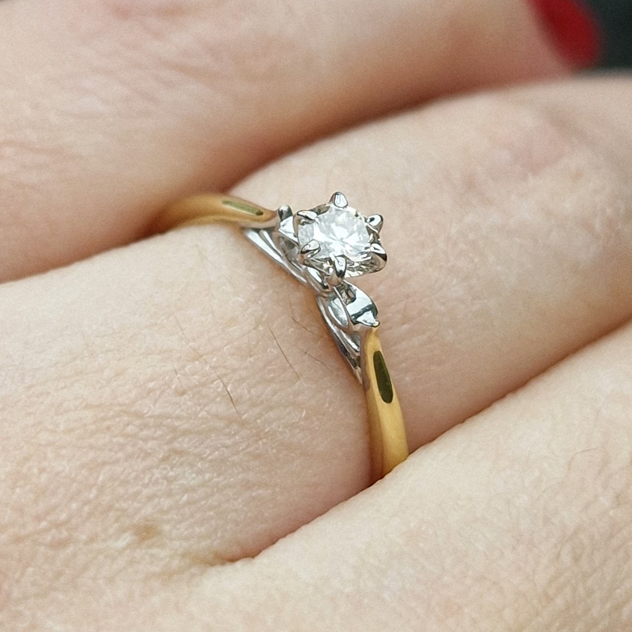 Кольцо Deimantas 98583820 17р 1,17гр 0,26ct. купить,NaN