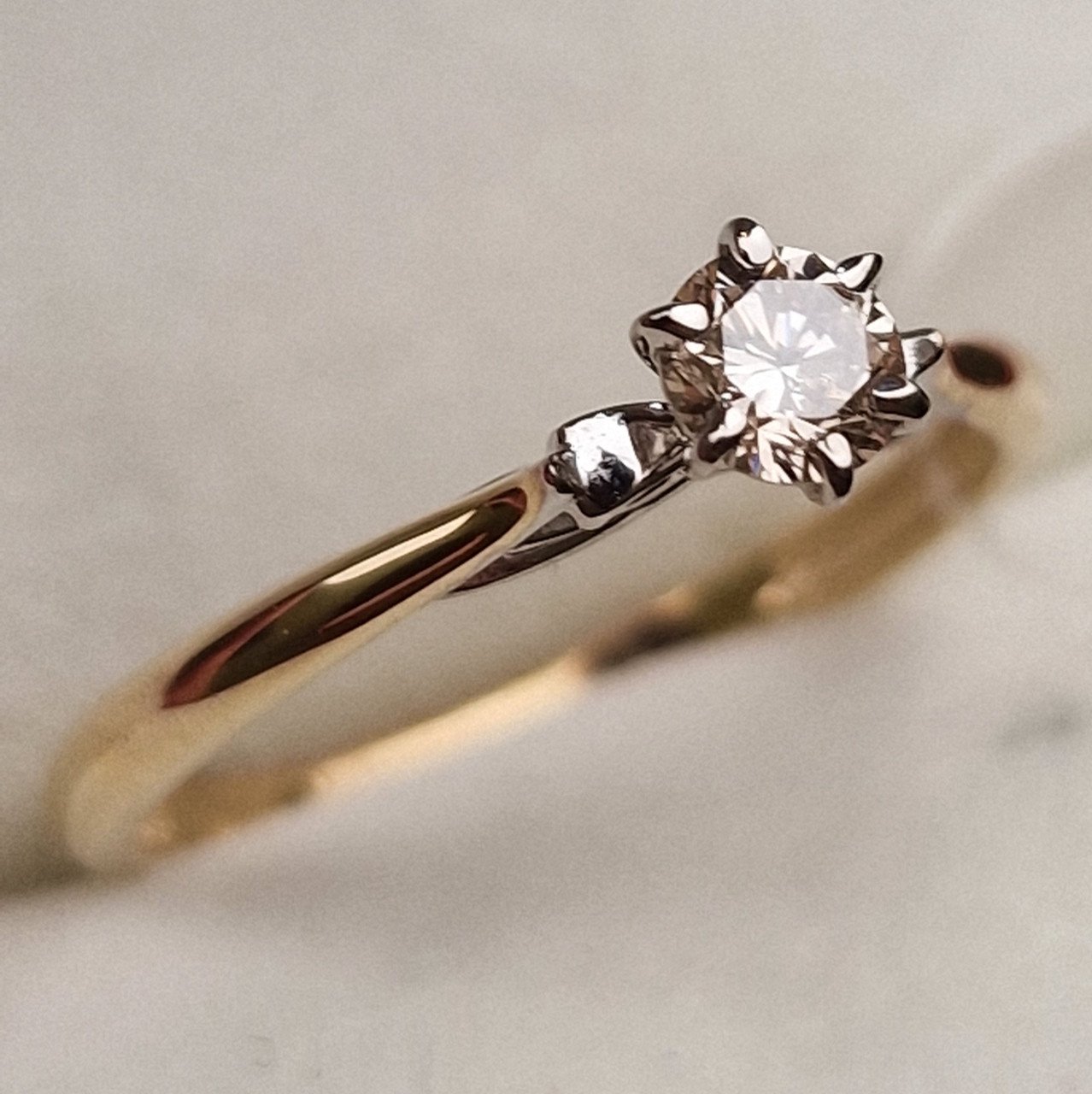 Кольцо Deimantas 98583820 17р 1,17гр 0,26ct. купить,NaN