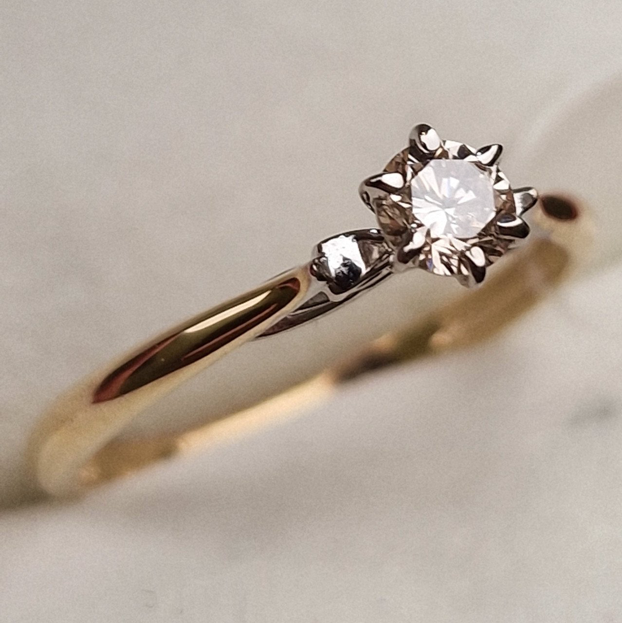 Кольцо Deimantas 98583820 17р 1,17гр 0,26ct. купить,NaN