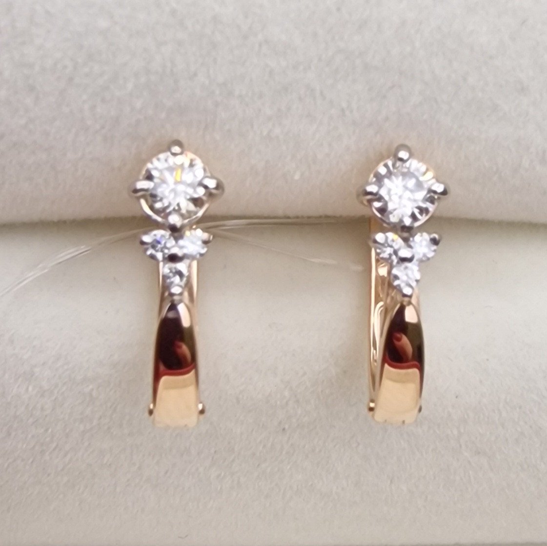 Серьги Deimantas 98702211 2,04гр 0,43ct. купить,NaN