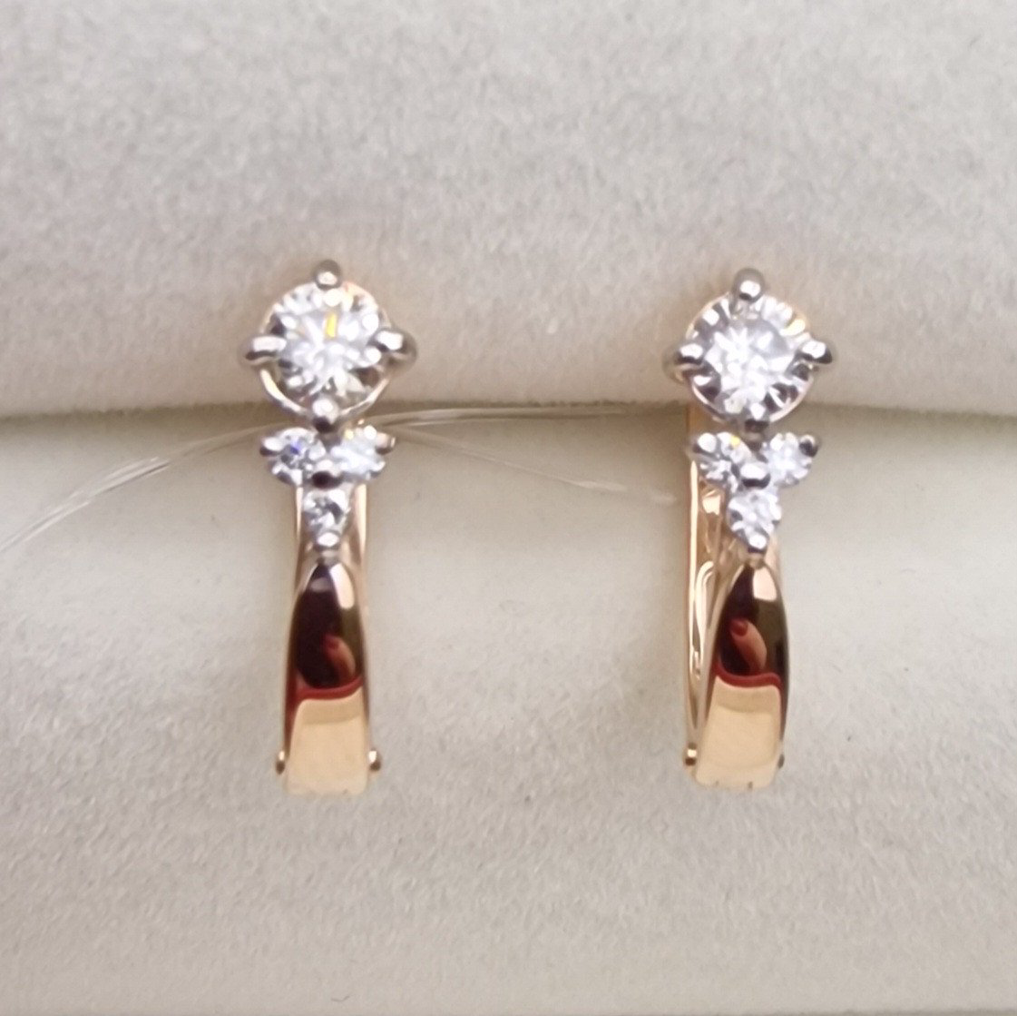 Серьги Deimantas 98702211 2,04гр 0,43ct. купить,NaN
