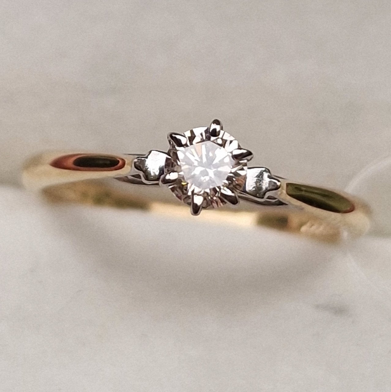 Кольцо Deimantas 98583820 17р 1,17гр 0,26ct. купить,NaN