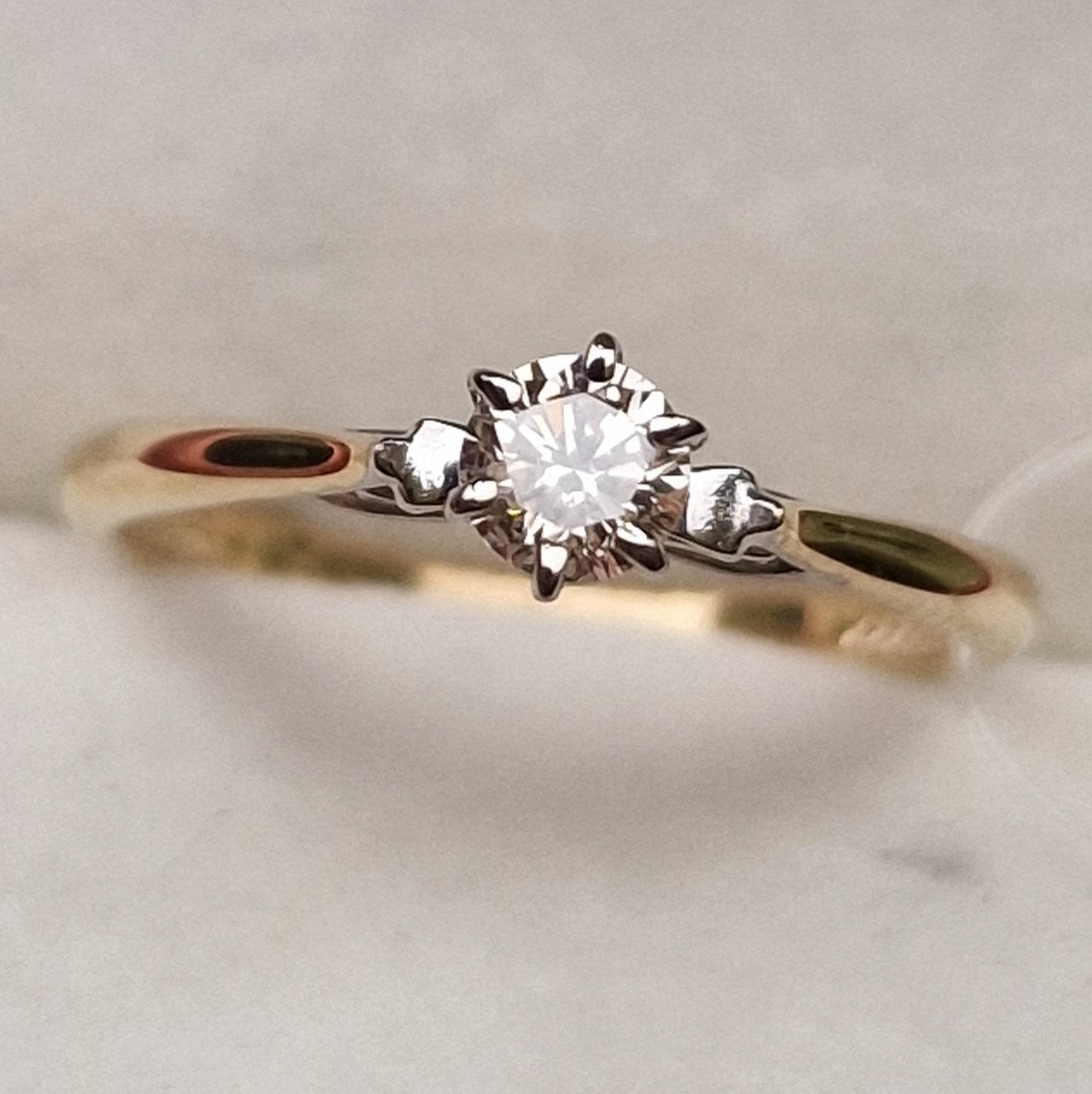 Кольцо Deimantas 98583820 17р 1,17гр 0,26ct. купить,NaN