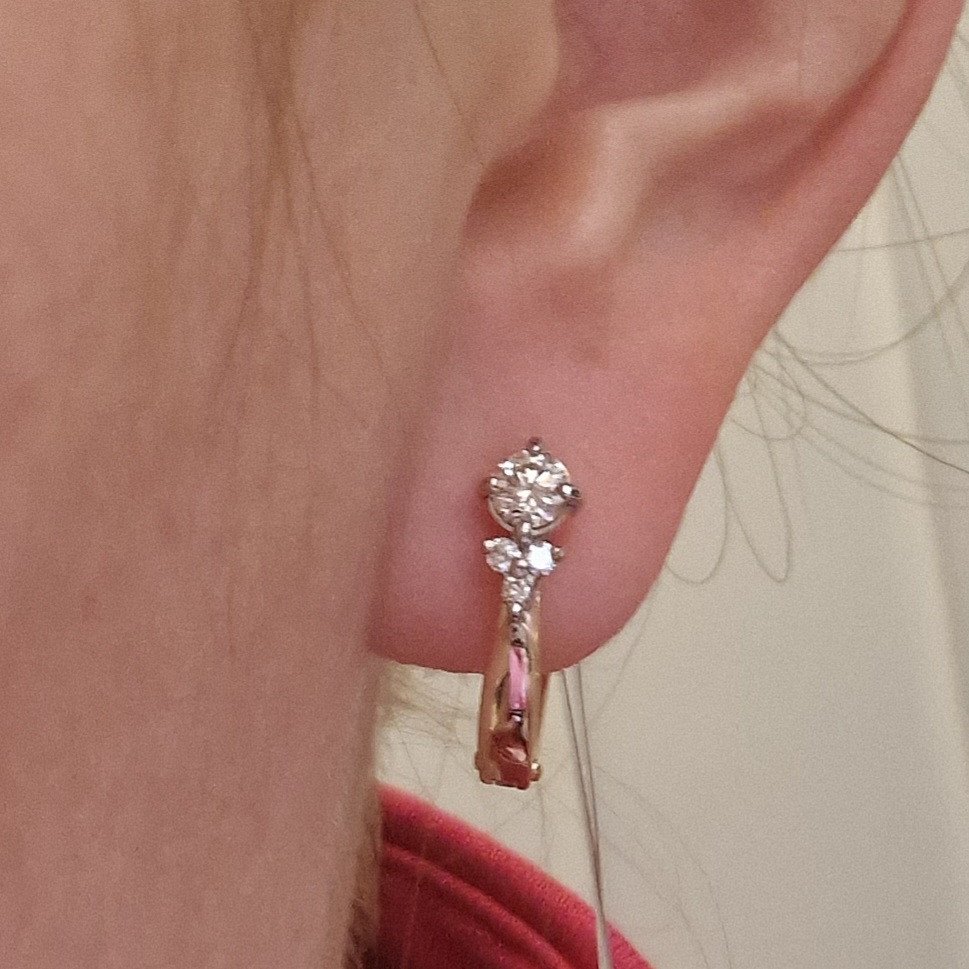 Серьги Deimantas 98702211 2,04гр 0,43ct. купить,NaN