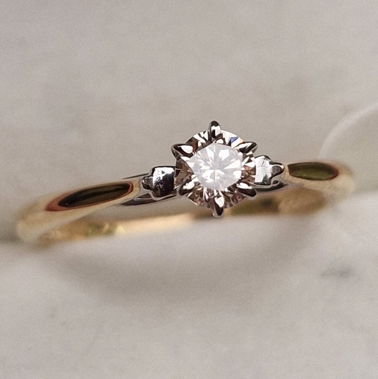 Кольцо Deimantas 98583820 17р 1,17гр 0,26ct. купить,NaN