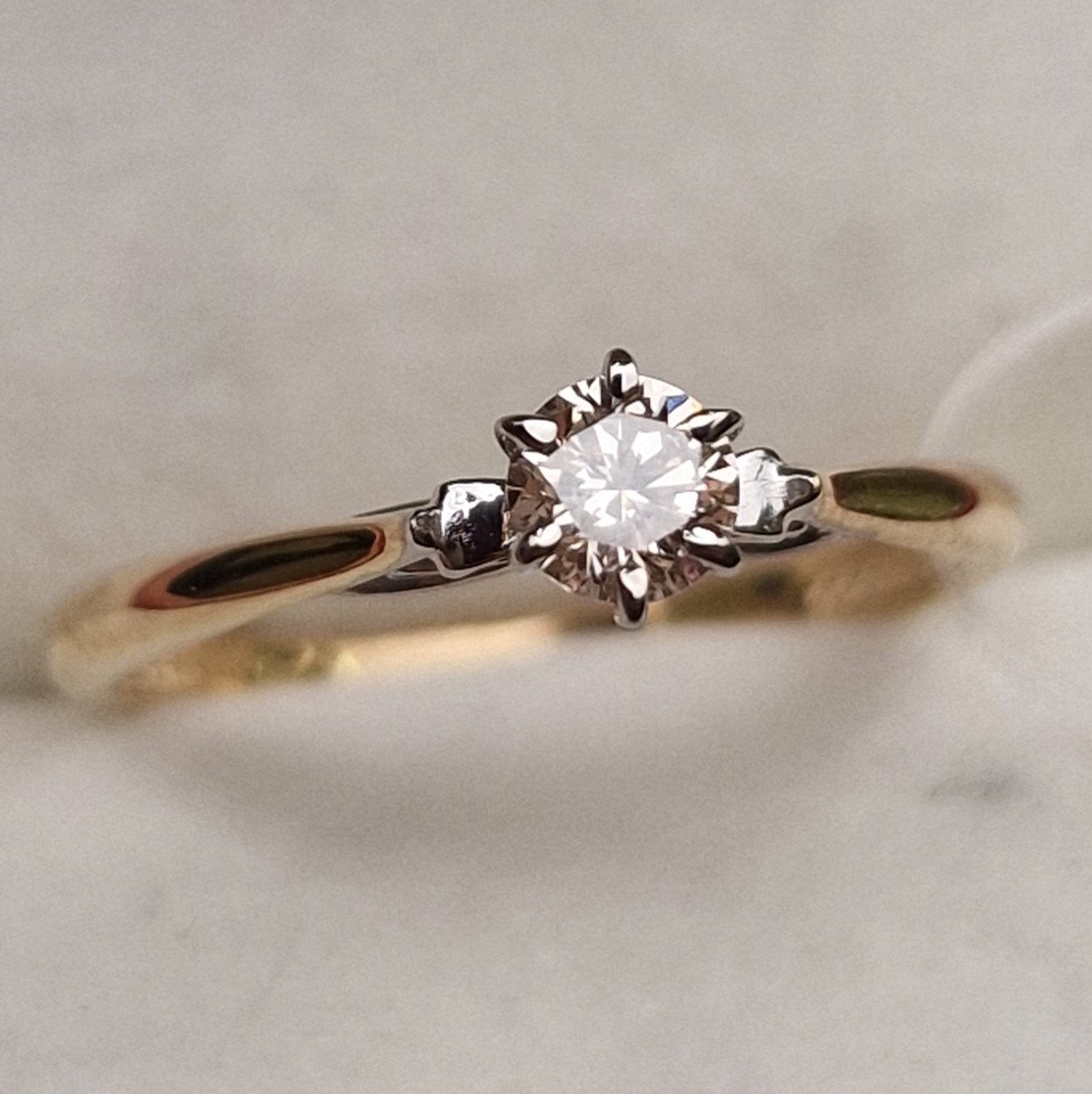 Кольцо Deimantas 98583820 17р 1,17гр 0,26ct. купить,NaN