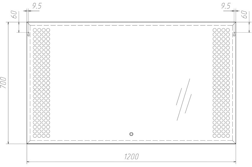 Комплект для ванной KABINKA.KZ Байтерек (тумба под раковину, зеркало, раковина) коричневый, графит