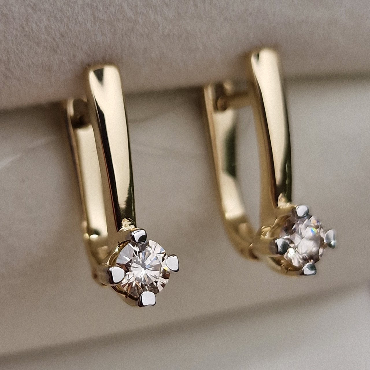 Серьги Deimantas 98702306 2,76гр 0,46ct. купить,NaN