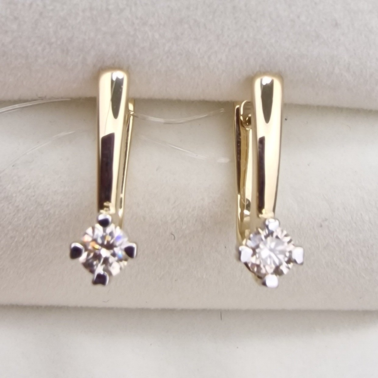 Серьги Deimantas 98702306 2,76гр 0,46ct. купить,NaN