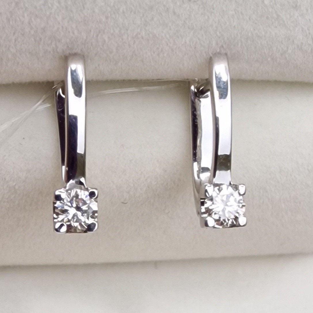 Серьги Deimantas 98702311 2,68гр 0,34ct. купить,NaN