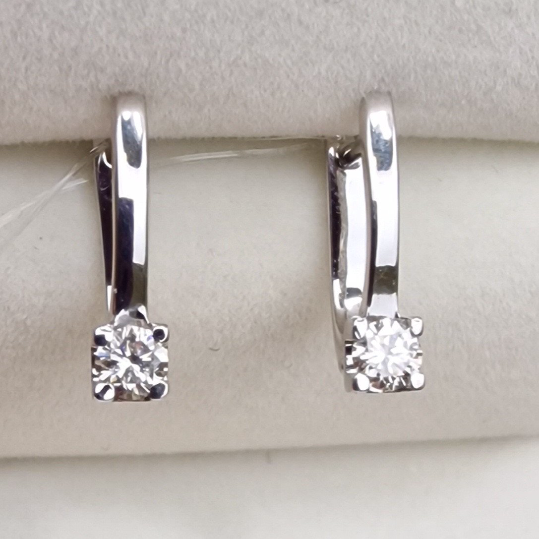 Серьги Deimantas 98702311 2,68гр 0,34ct. купить,NaN
