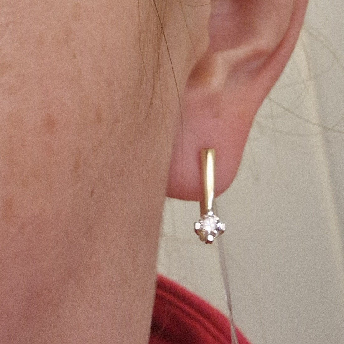 Серьги Deimantas 98702306 2,76гр 0,46ct. купить,NaN