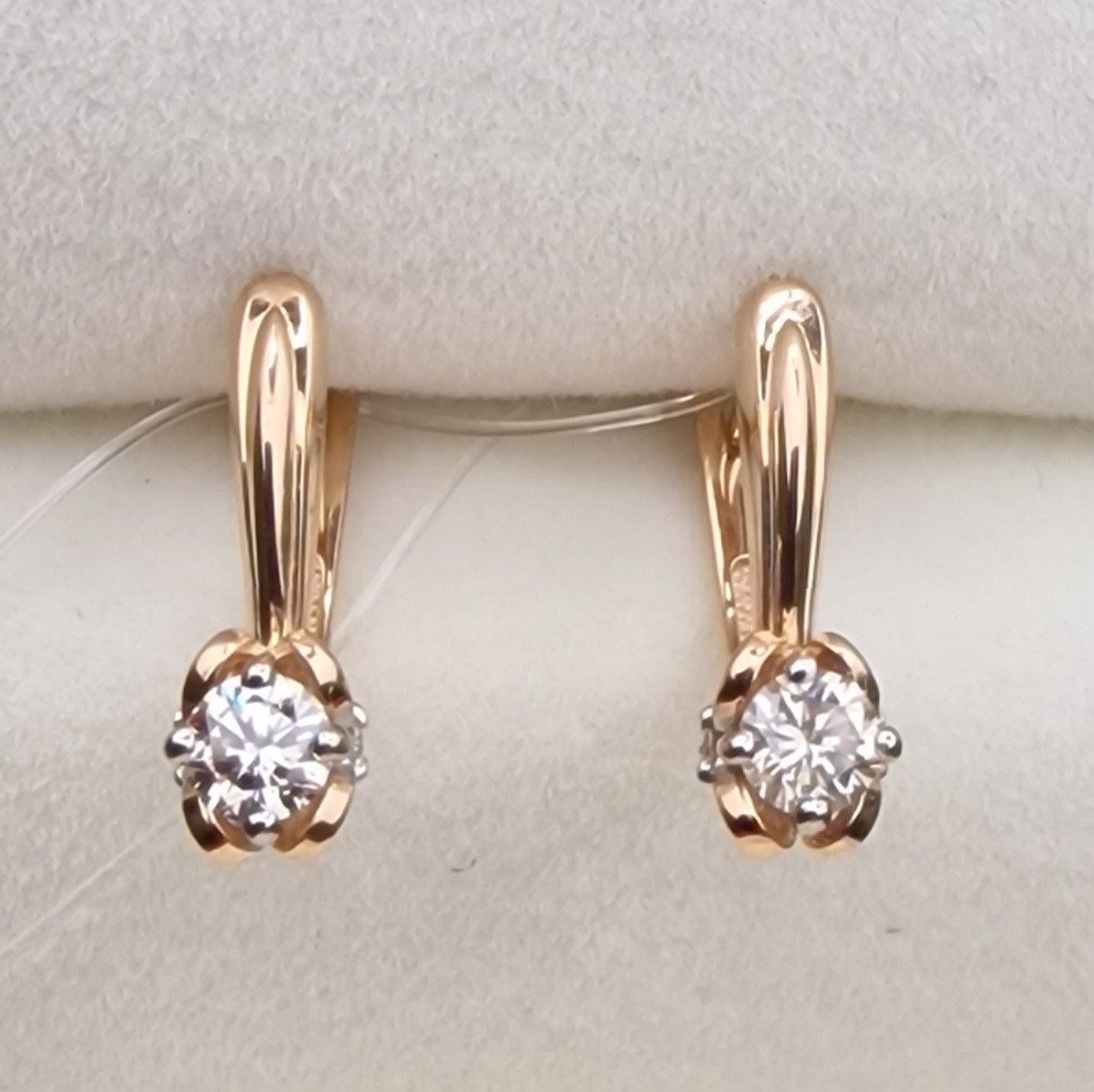 Серьги Deimantas 98702317 1,92гр 0,37ct. купить,NaN