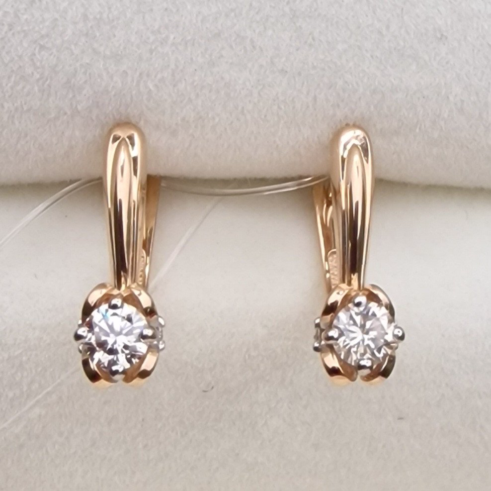 Серьги Deimantas 98702317 1,92гр 0,37ct. купить,NaN