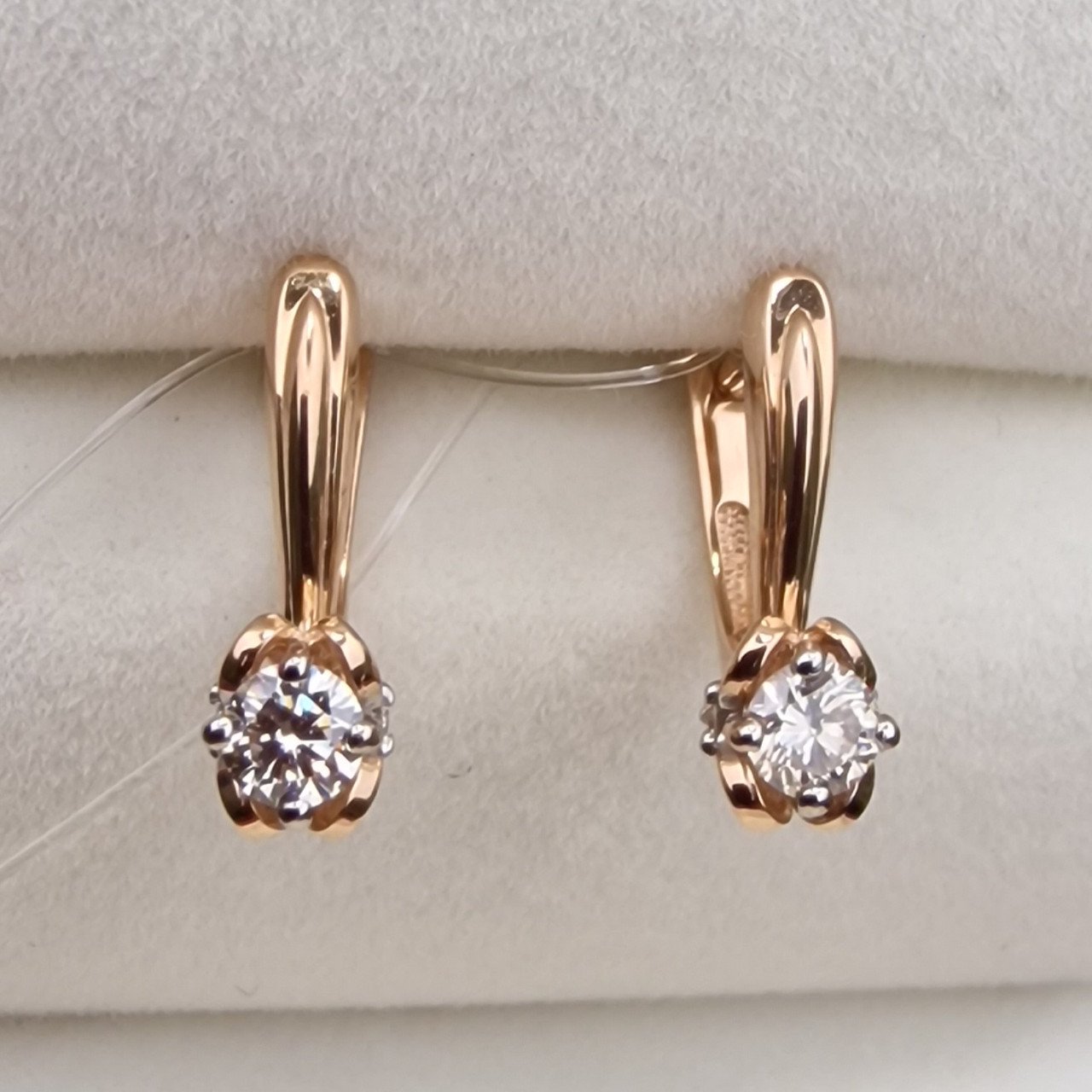 Серьги Deimantas 98702317 1,92гр 0,37ct. купить,NaN