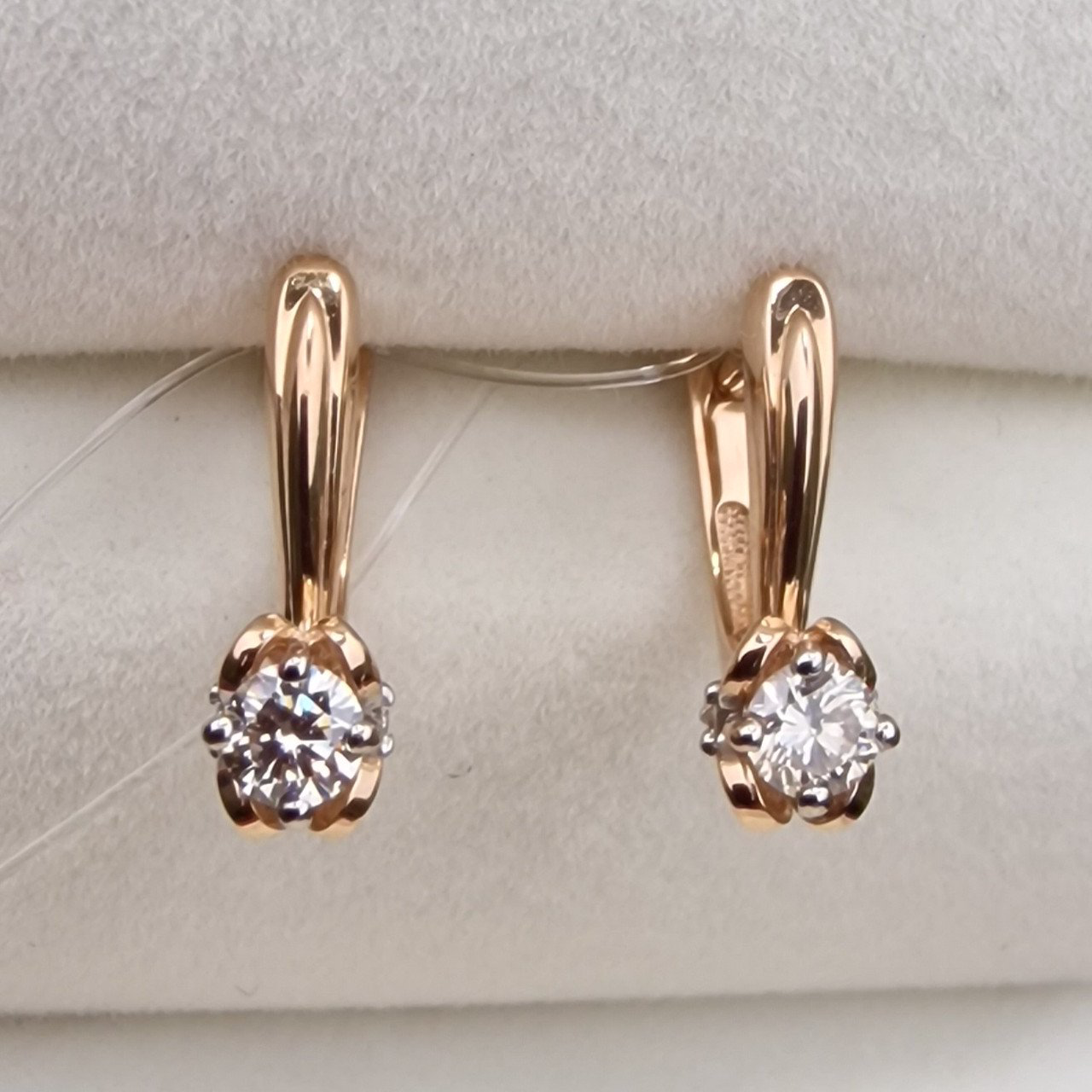 Серьги Deimantas 98702317 1,92гр 0,37ct. купить,NaN