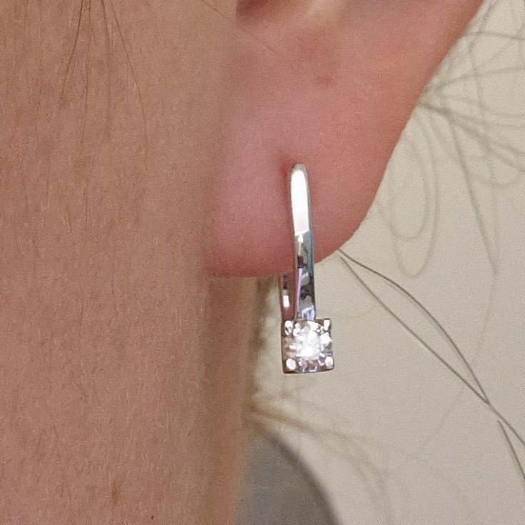 Серьги Deimantas 98702311 2,68гр 0,34ct. купить,NaN