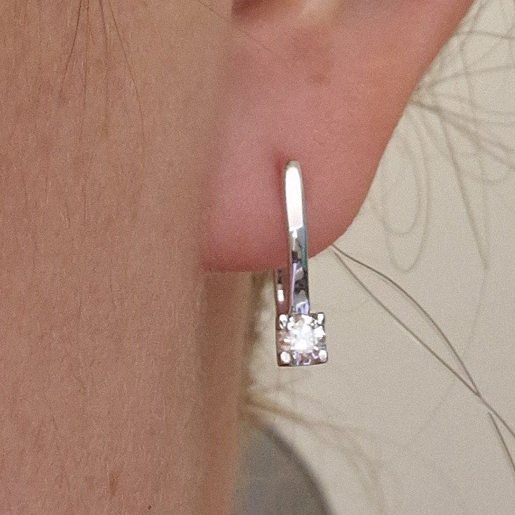 Серьги Deimantas 98702311 2,68гр 0,34ct. купить,NaN