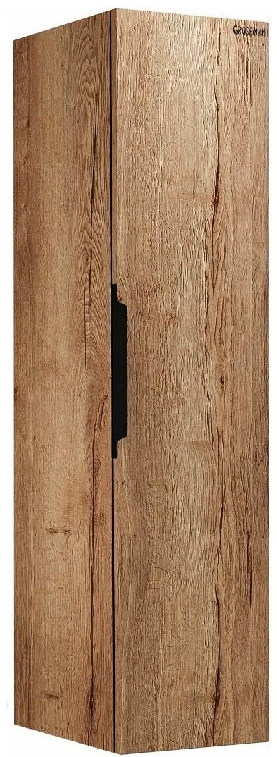 Комплект для ванной Grossman ФОРТА 60 (шкаф, шкаф-пенал, тумба под раковину, раковина) коричневый