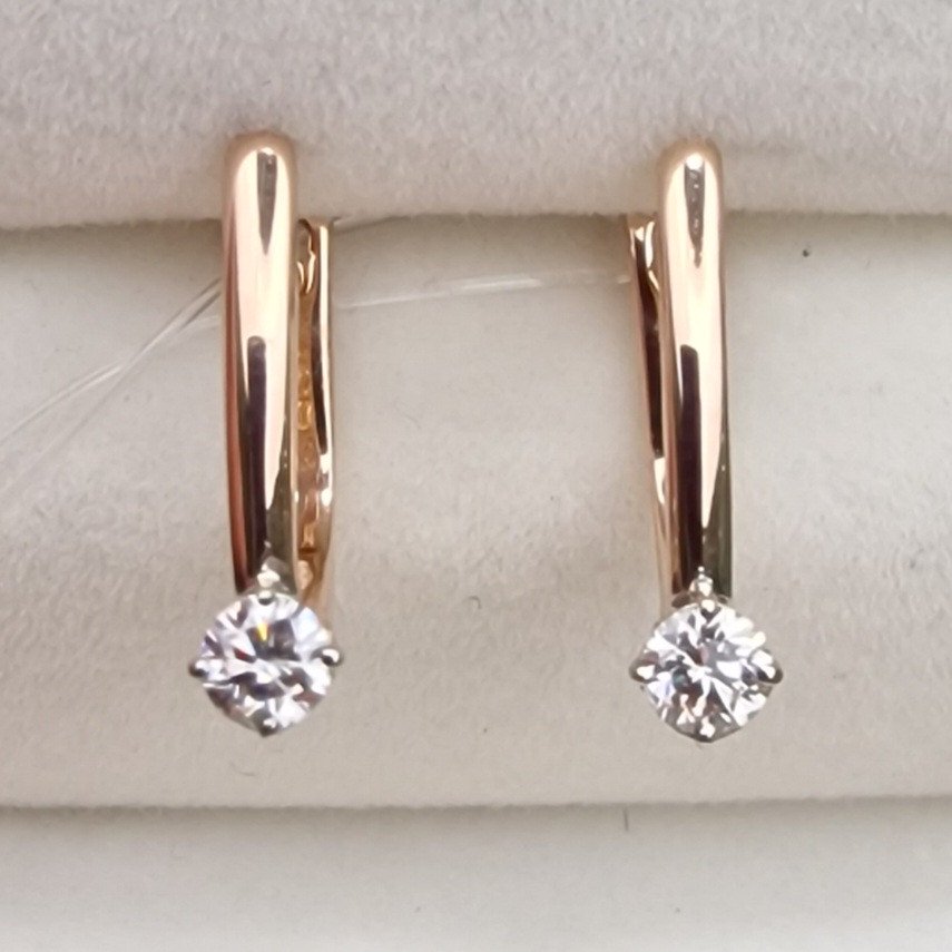 Серьги Deimantas 98702827 2,5гр 0,34ct. купить,NaN