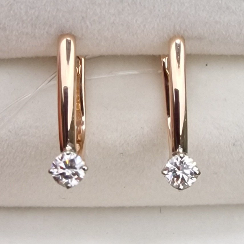 Серьги Deimantas 98702827 2,5гр 0,34ct. купить,NaN