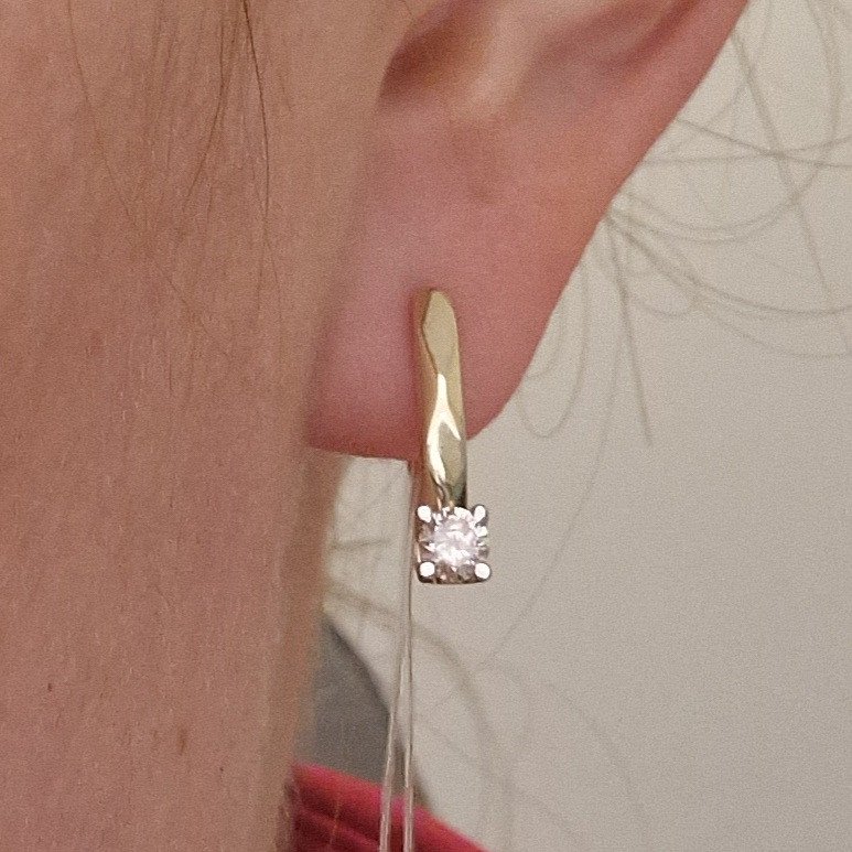 Серьги Deimantas 98702828 2,75гр 0,45ct. купить,NaN