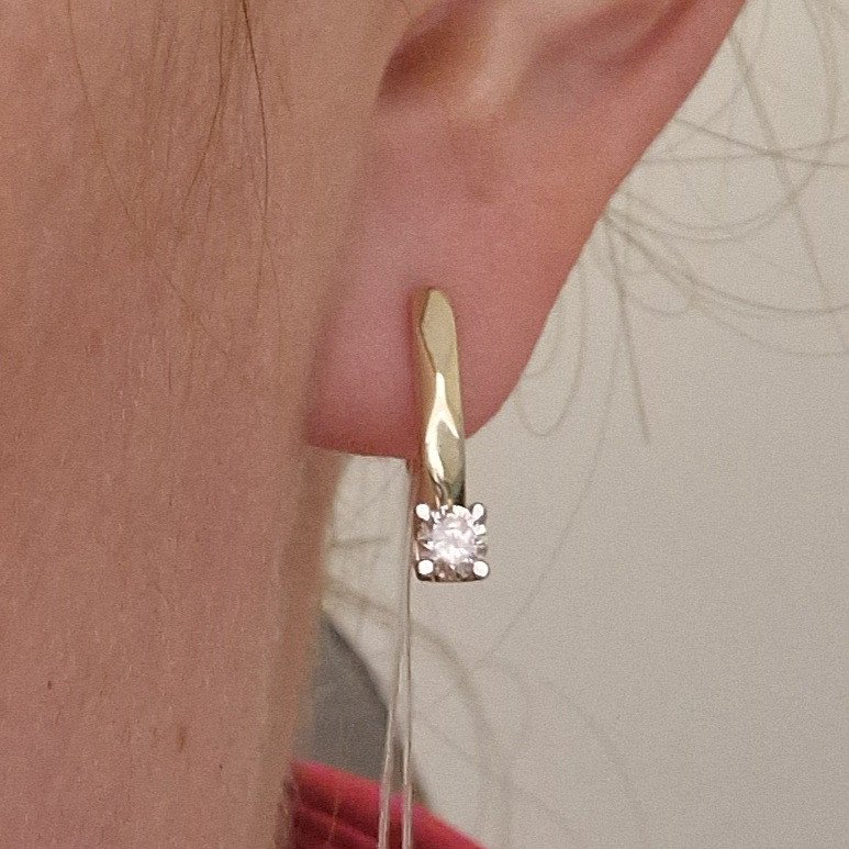 Серьги Deimantas 98702828 2,75гр 0,45ct. купить,NaN