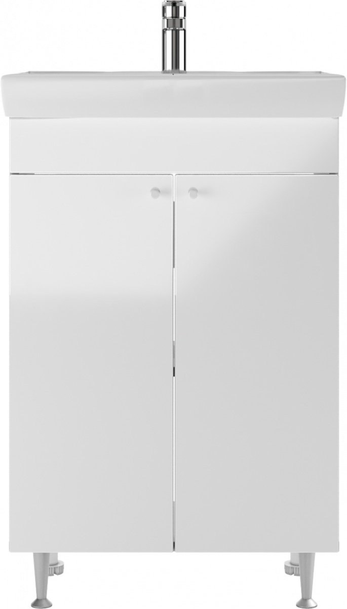 Комплект для ванной KABINKA.KZ Байтерек (шкаф, тумба под раковину, раковина) белый
