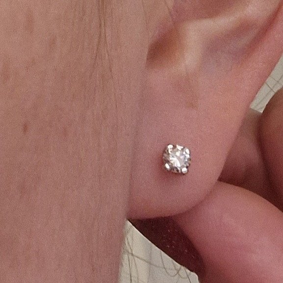 Серьги Deimantas 98702835 1,25гр 0,323ct. купить,NaN