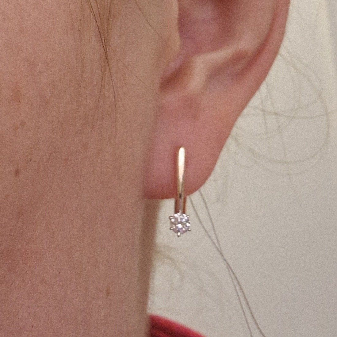 Серьги Deimantas 98702838 2,35гр 0,32ct. купить,NaN