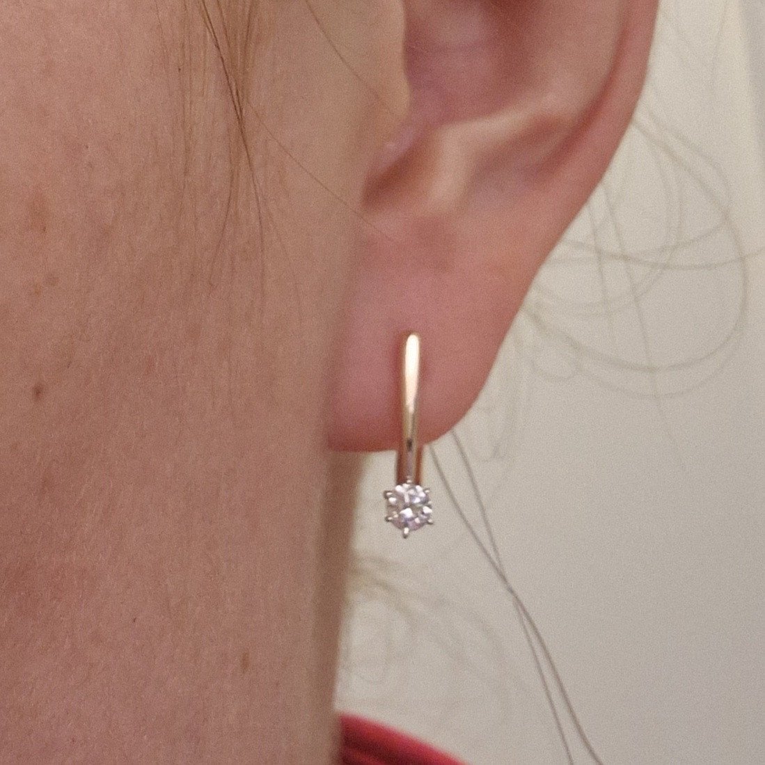 Серьги Deimantas 98702838 2,35гр 0,32ct. купить,NaN