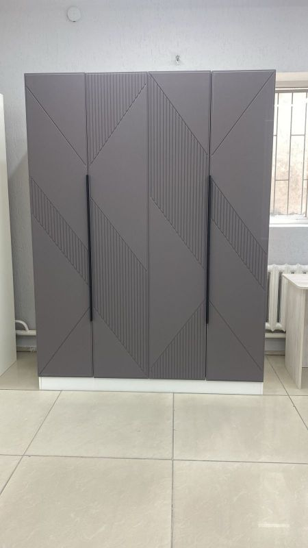 Шкаф Bella Mebel Liliya 4Д серый графит  купить,NaN