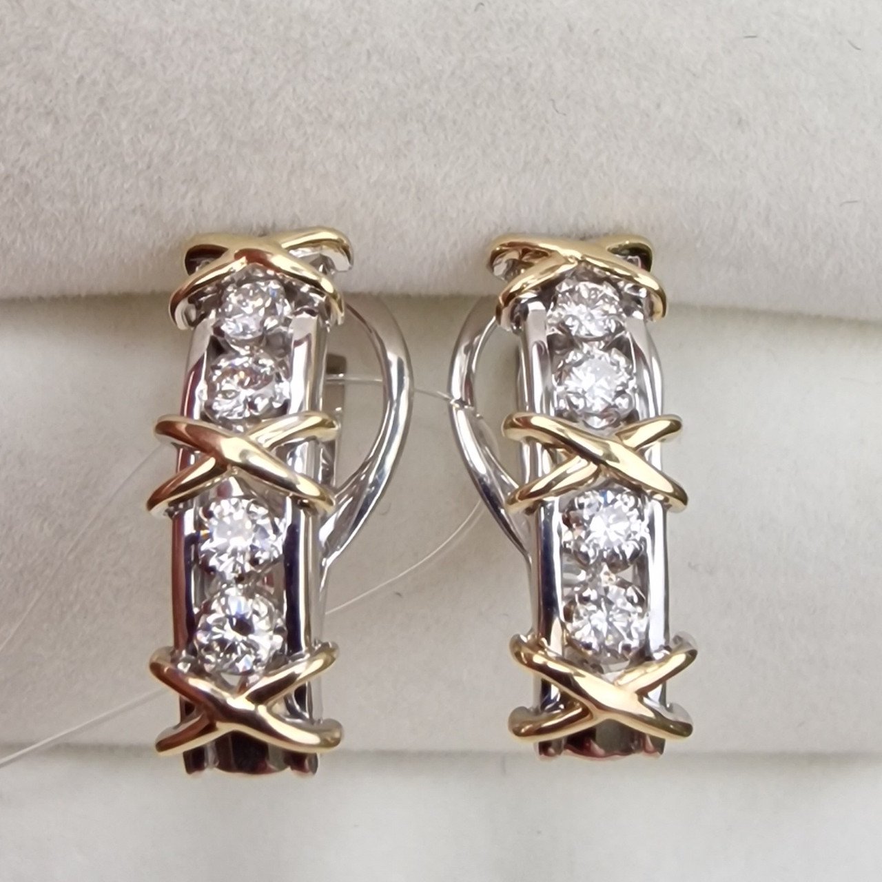 Серьги Deimantas 98702841 6,51гр 0,46ct. купить,NaN