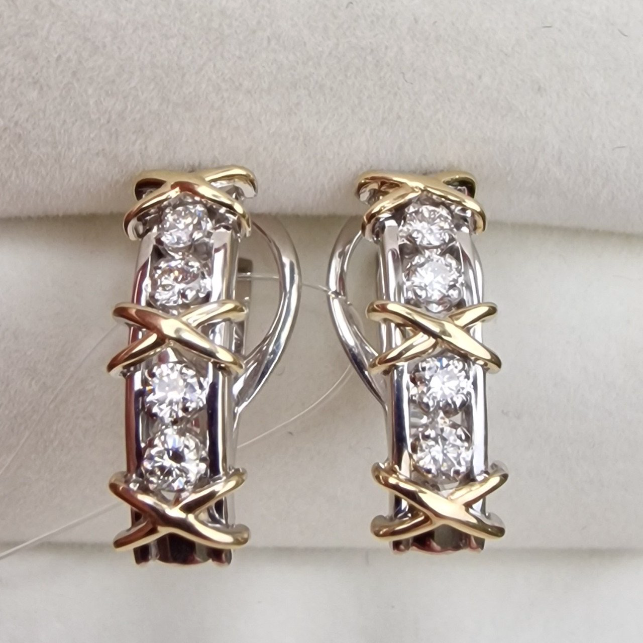 Серьги Deimantas 98702841 6,51гр 0,46ct. купить,NaN