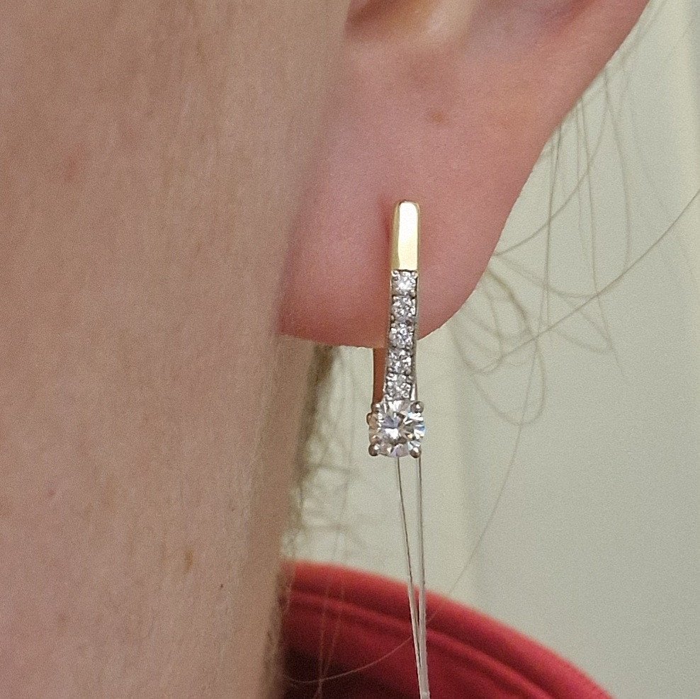 Серьги Deimantas 98702839 2,51гр 0,46ct. купить,NaN