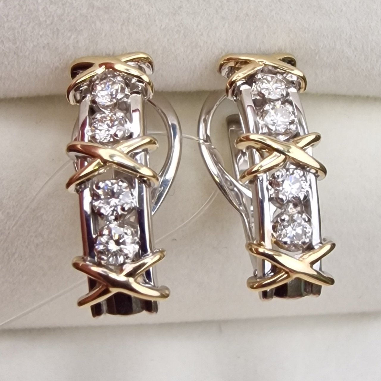 Серьги Deimantas 98702841 6,51гр 0,46ct. купить,NaN
