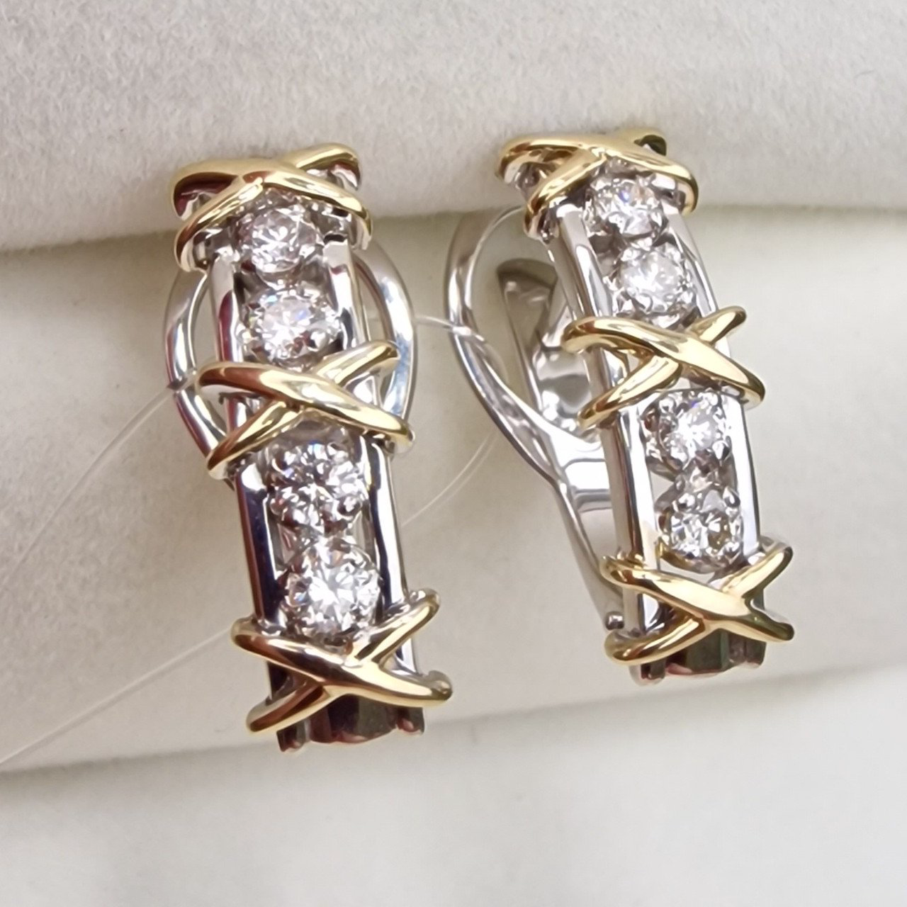 Серьги Deimantas 98702841 6,51гр 0,46ct. купить,NaN