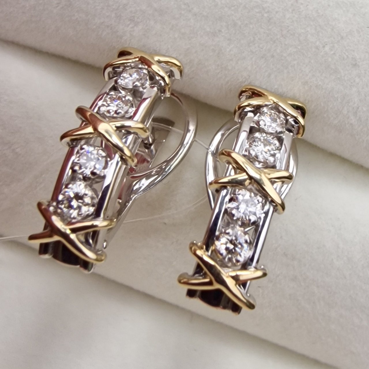 Серьги Deimantas 98702841 6,51гр 0,46ct. купить,NaN