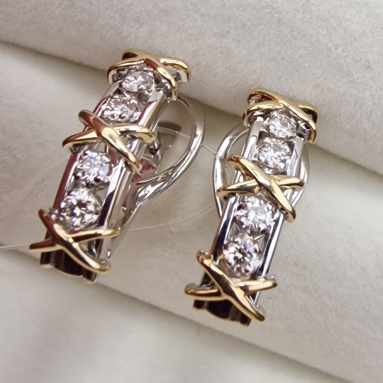 Серьги Deimantas 98702841 6,51гр 0,46ct. купить,NaN