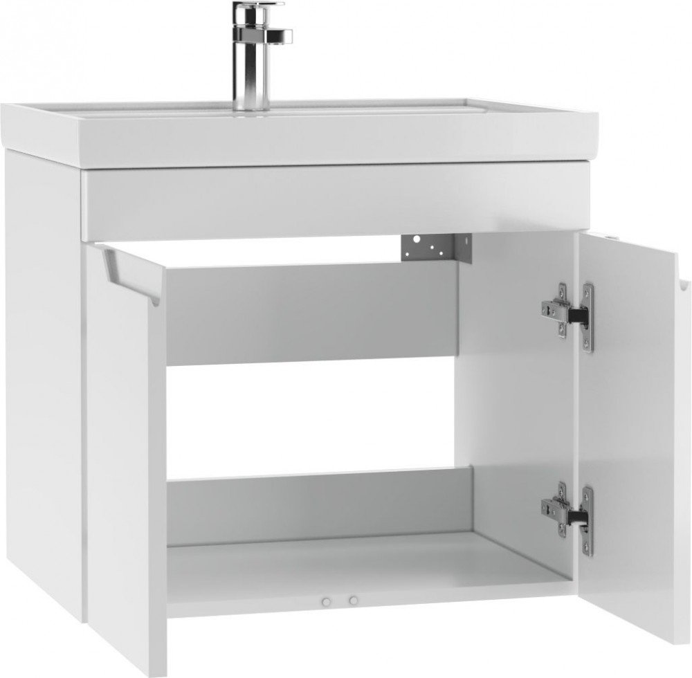 Комплект для ванной KABINKA.KZ Байтерек (шкаф, тумба под раковину, раковина) белый