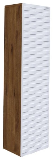 Комплект для ванной Grossman АЛЬБА (шкаф, шкаф-пенал, тумба под раковину, раковина) белый, коричневый