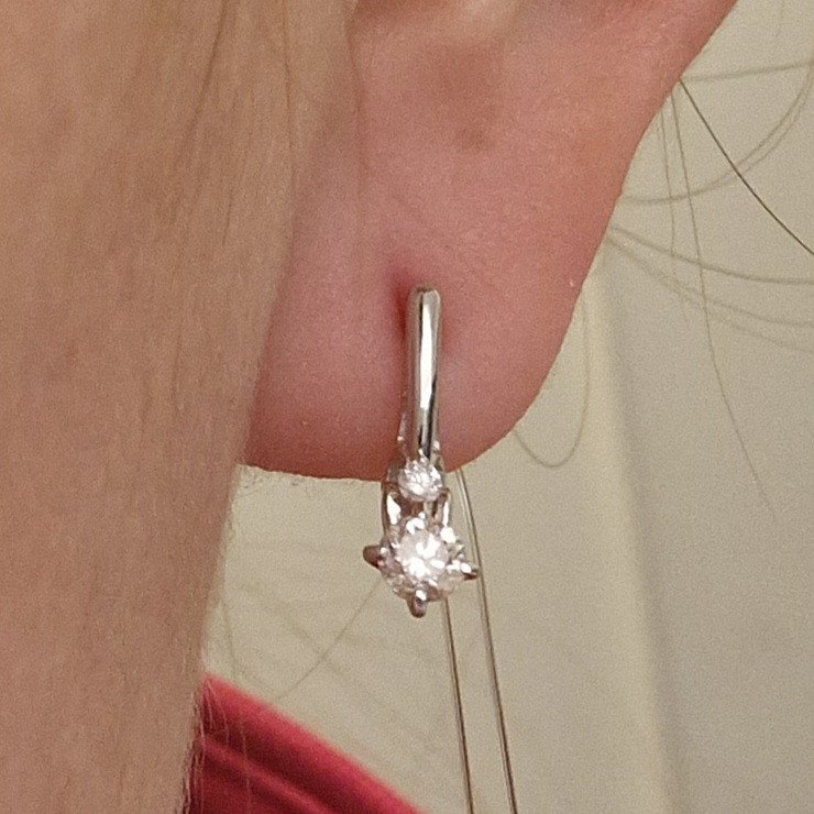 Серьги Deimantas 98702864 1,63гр 0,398ct. купить,NaN