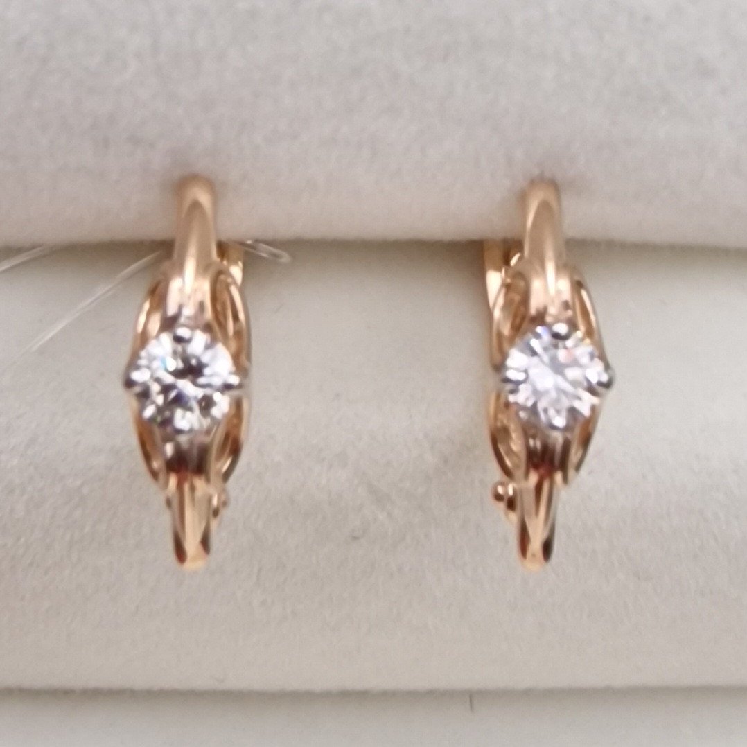 Серьги Deimantas 98702977 1,93гр 0,36ct. купить,NaN