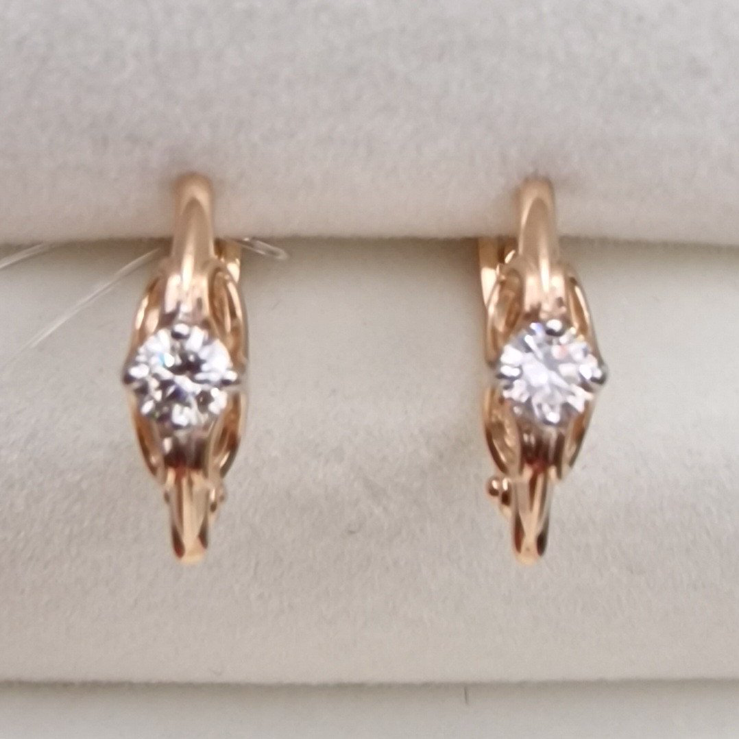 Серьги Deimantas 98702977 1,93гр 0,36ct. купить,NaN